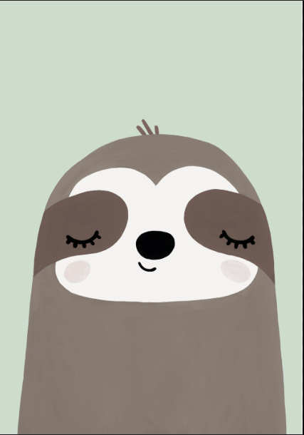 Sloth Poster